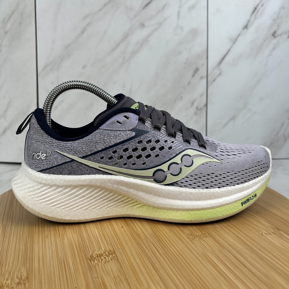 Saucony Ride 17 Womens Size 8 Iris Navy Running Gym Walk Sneakers S10924-110